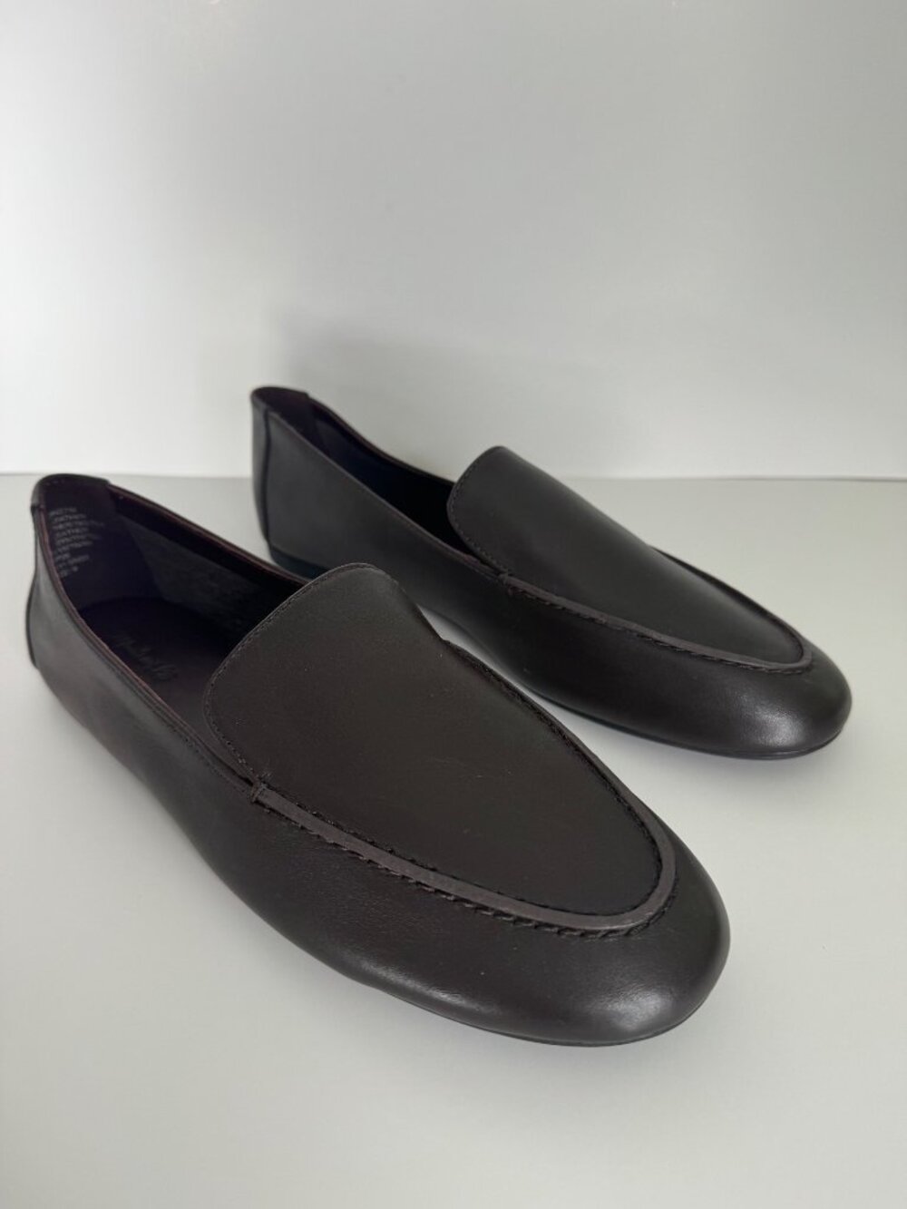Madewell The Dolli Glove Loafer in Dark Brown Carob Leather $148 Women's Size 9 - Picture 2 of 6